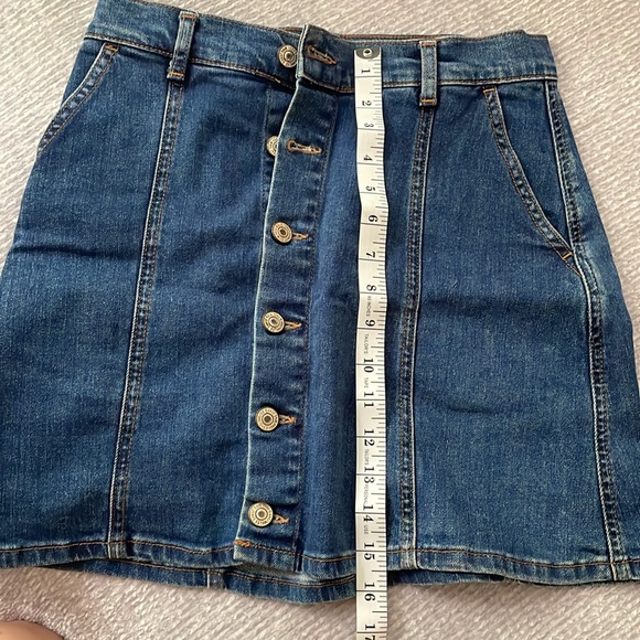 Mango denim buttoned skirt - Picture 8 of 9